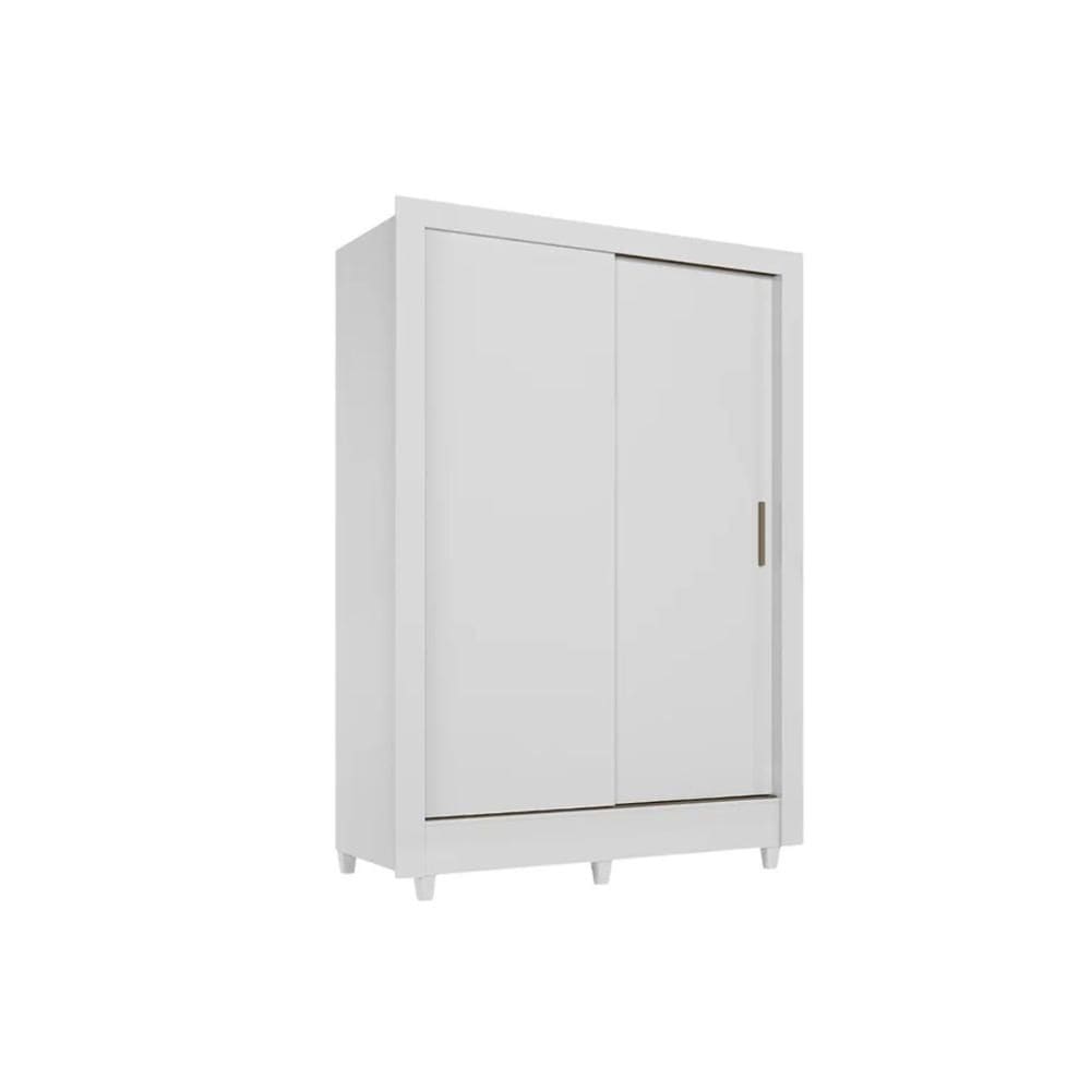 Guarda Roupa Solteiro Bélgica 2 Portas Branco Santos Andirá