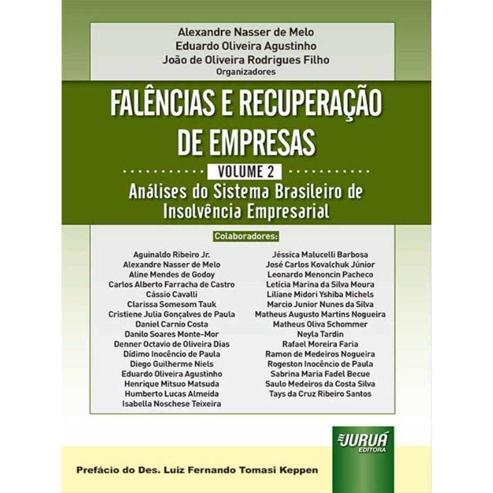 Falências E Recuperação De Empresas - 2023 - Vol. 2