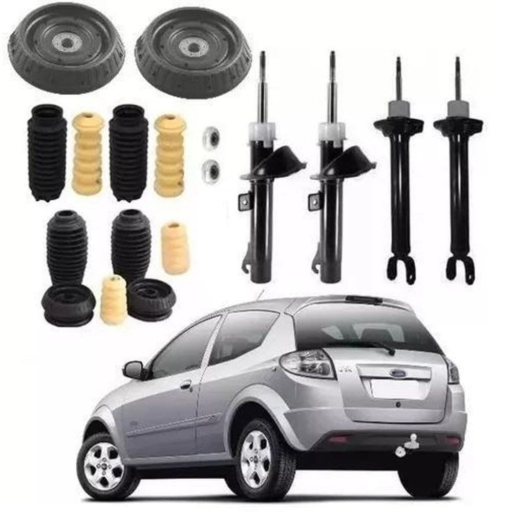 4 Amortecedor +4 Kit Suspensão Ford Ka 2007/10