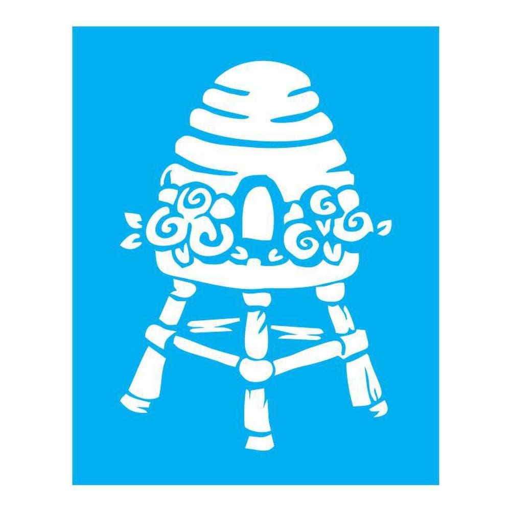 Stencil Tamako Country Colmeia - 20X25Cm - Ref B849