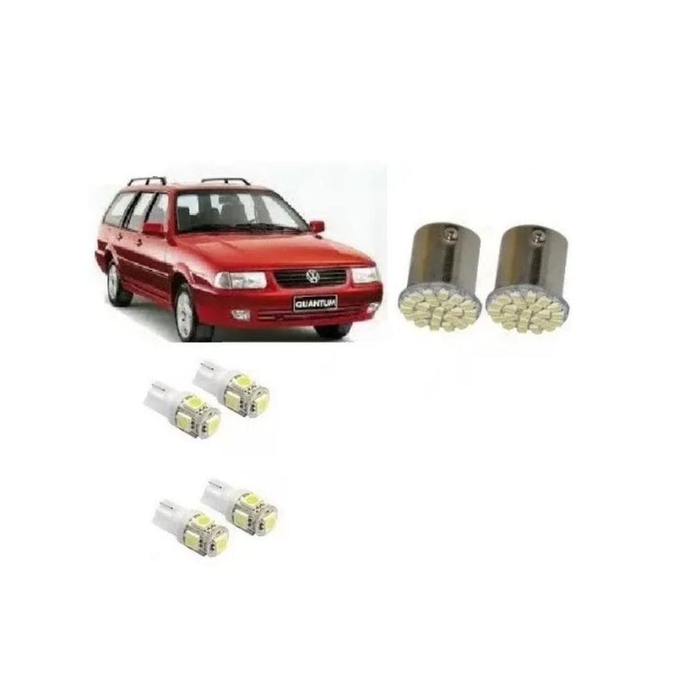 Kit Lâmpadas Led Do Santana  Luz Lanterna, Teto, Re  Forte