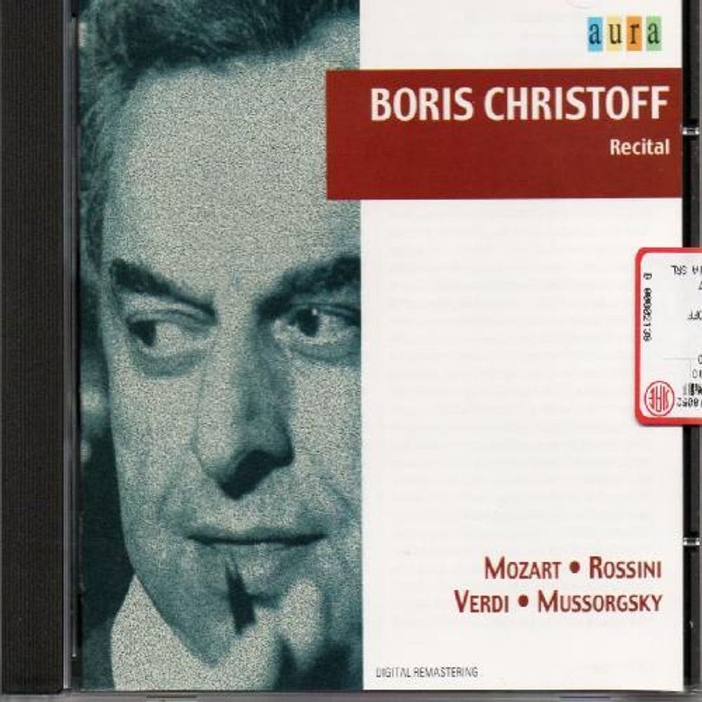 Boris Christoff - Mozart,Rossini,Verdi,Mussorgsky - Cd