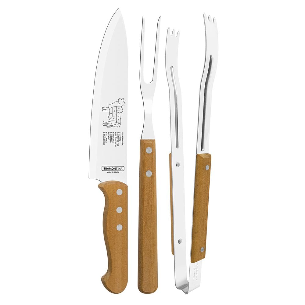Jogo para Churrasco - 3 Peças - Tramontina