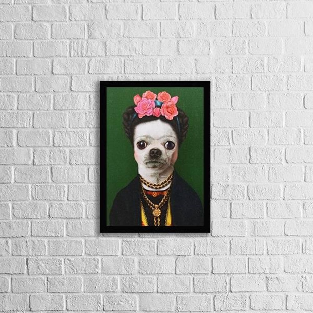 Quadro Pincher A La Frida 24X18Cm