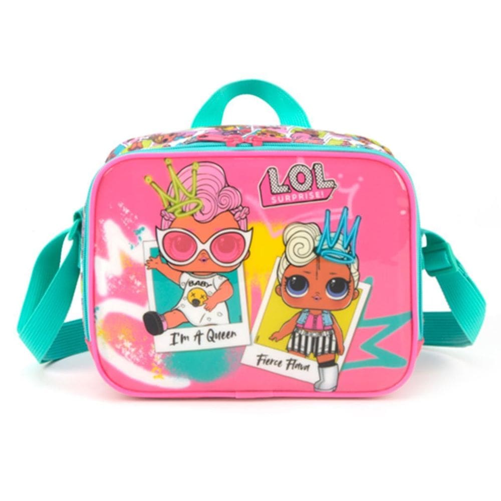 Lancheira Escolar Térmica Lol Surprise Verde Queen - Luxcel
