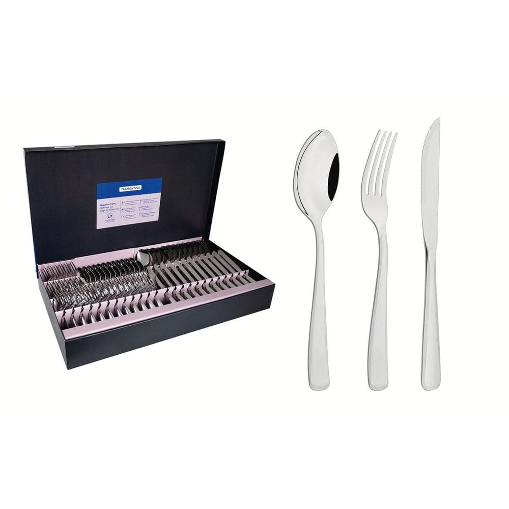 Faqueiro Pacific Aço Inox - 72 Peças - Tramontina