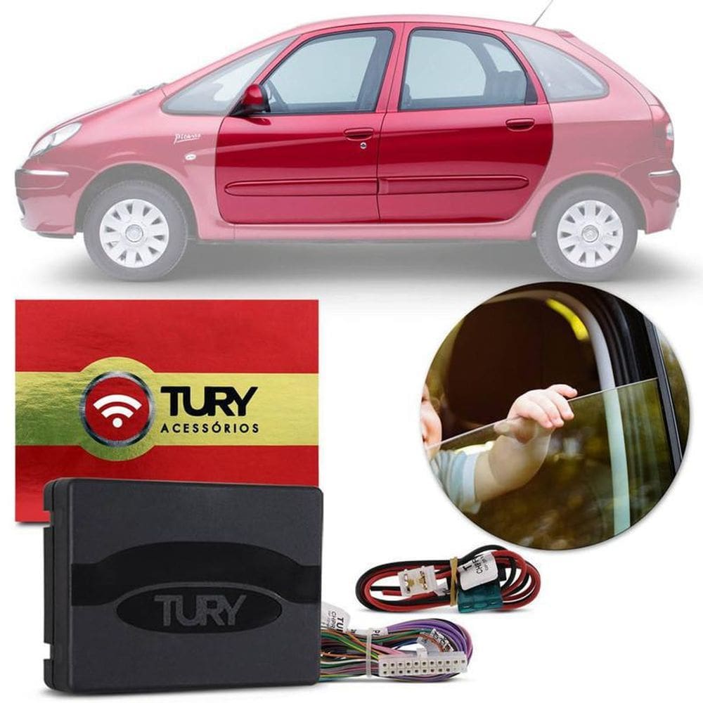 Modulo Retrovisor Elétrico Tury - Park 1.2.5 Ca - Citroen C3