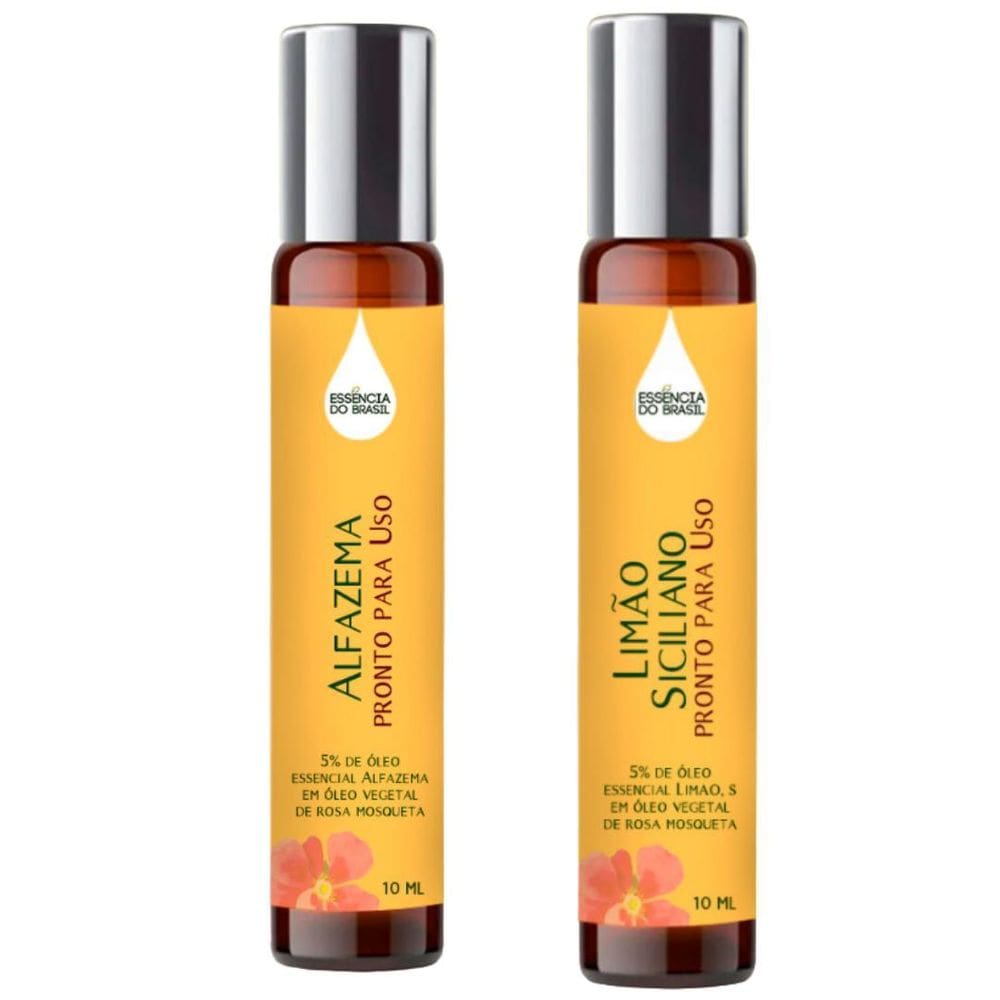 Óleos Essenciais Prontos Alfazema E Limão Sicl. Roll On 10Ml