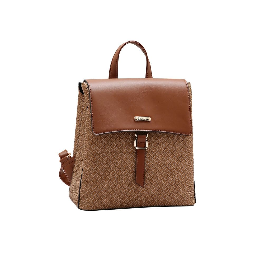 Mochila Feminina Chenson - Contrastes - Café - 8485324