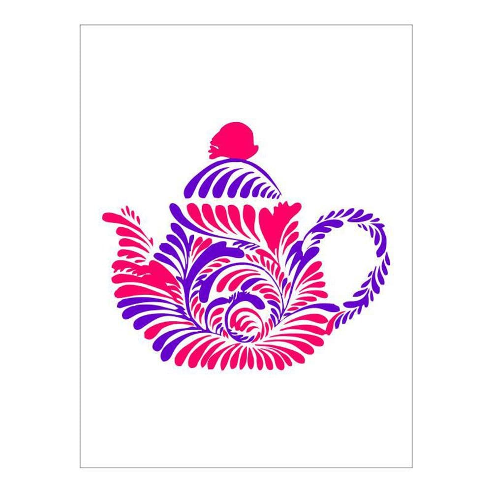 Stencil Tamako Chaleira - 15X20Cm - Ref 8899