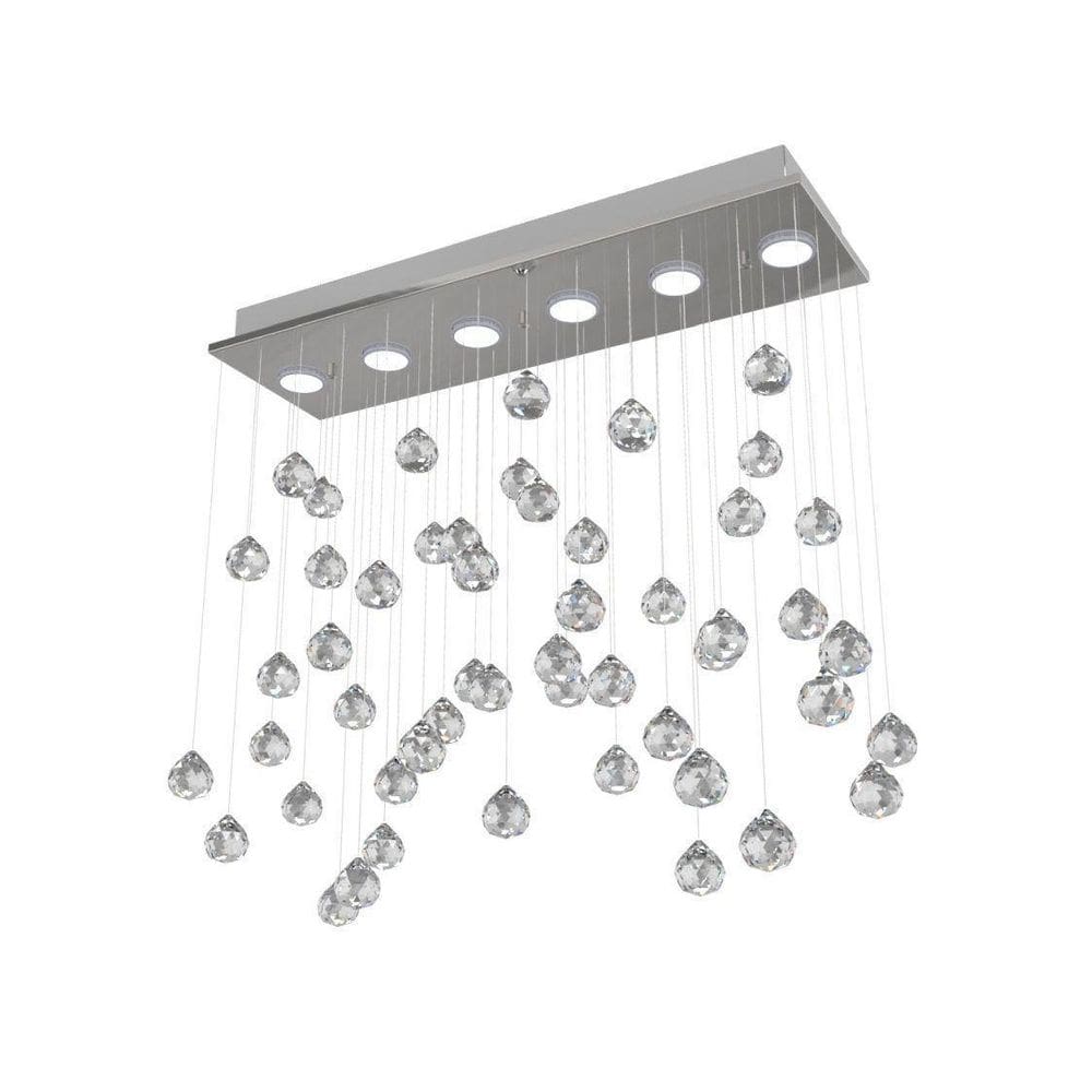 Lustre De Cristal Aleatório 62X20Cm Living L305