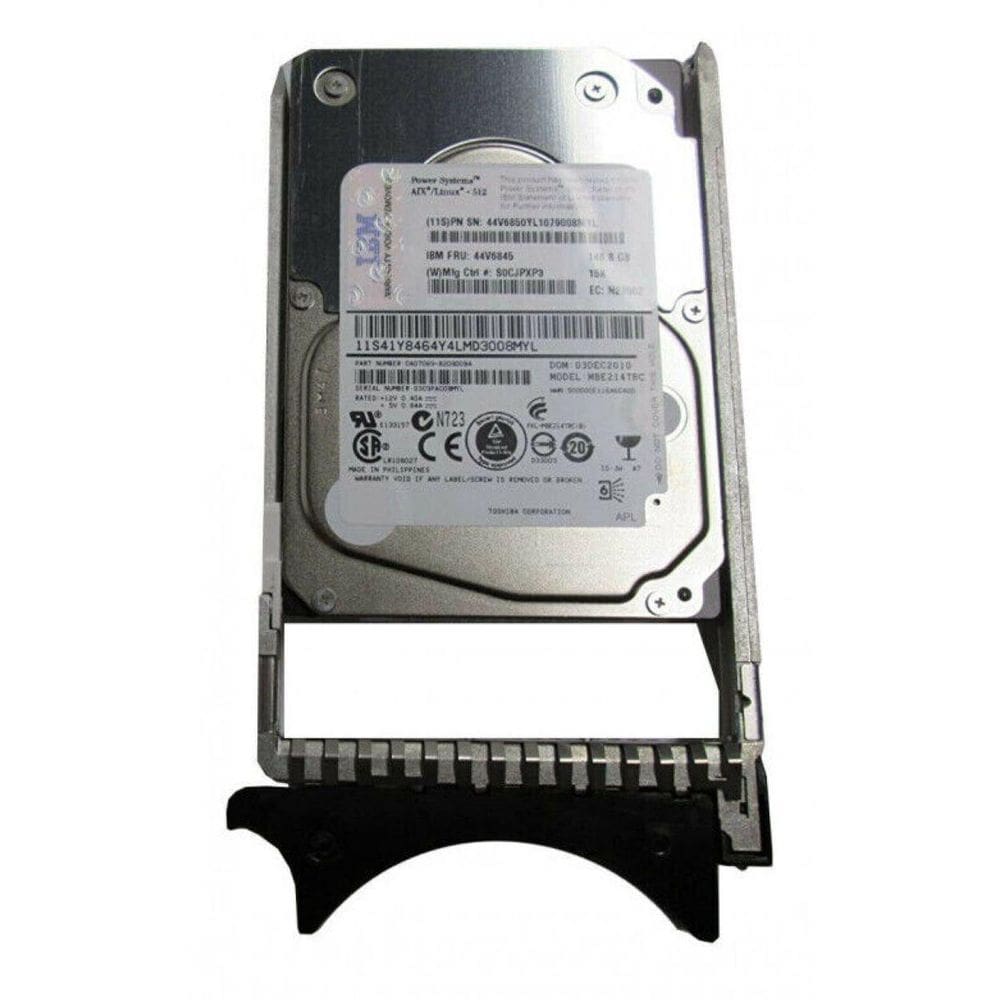 Hd Sas Ibm 146Gb 15K 2.5 44V6845 N23502 Mbe2147Rc S0Cjy1B