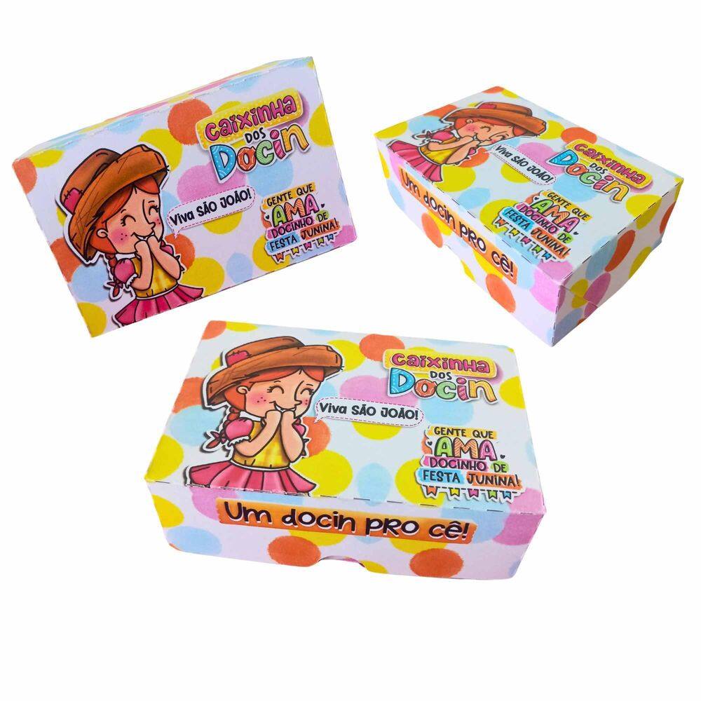 20 Caixas Docinhos Festa Junina - Gente Que Ama Docin