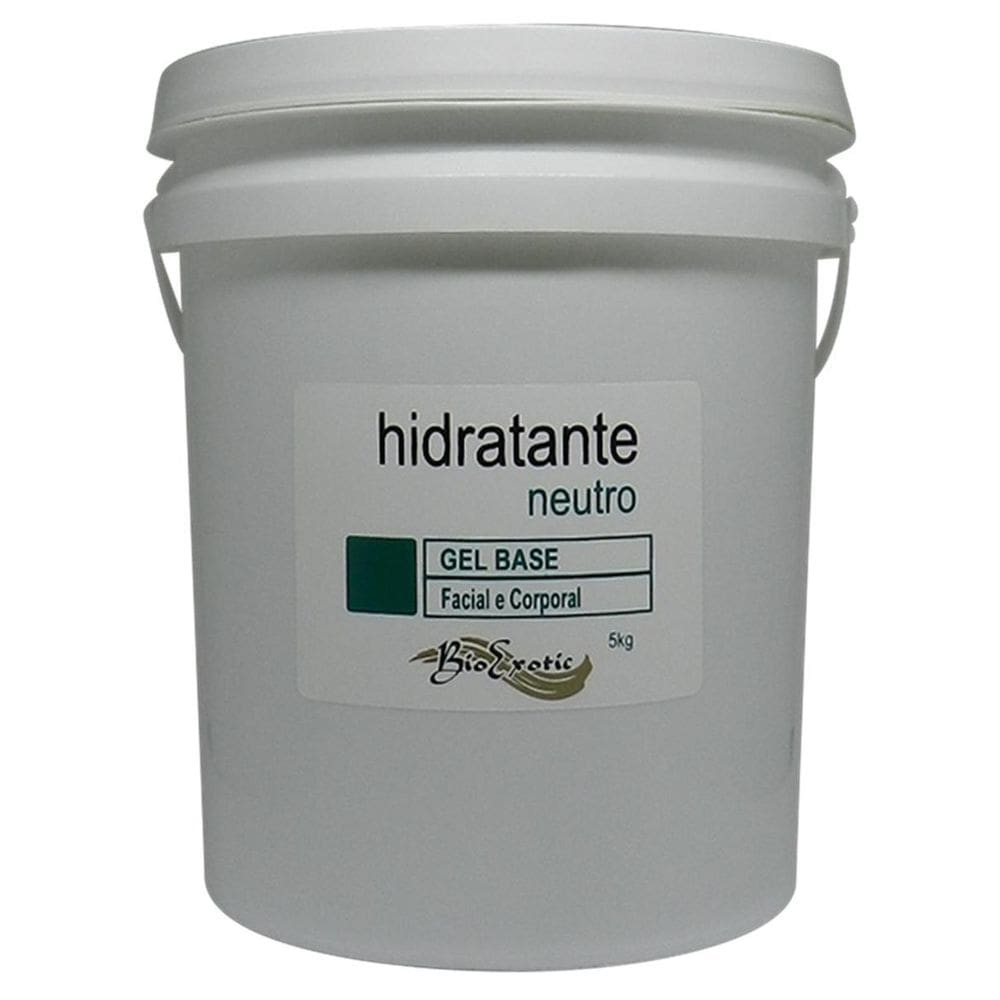 Gel Base Hidratante Neutro Facial E Corporal 5Kg Bioexotic