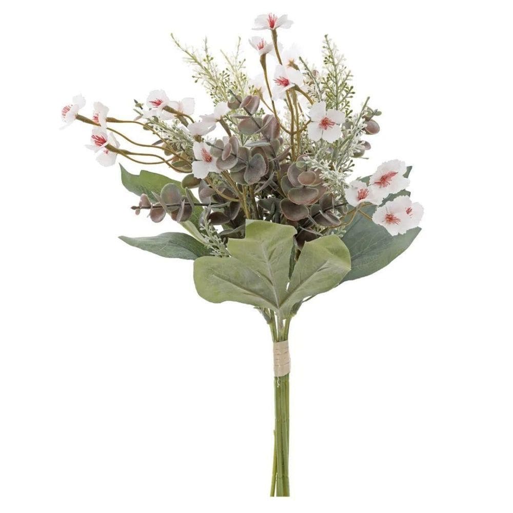 Pick Eucalipto Ramalhete Branco 44Cm C/1Un 1062610 Cromus