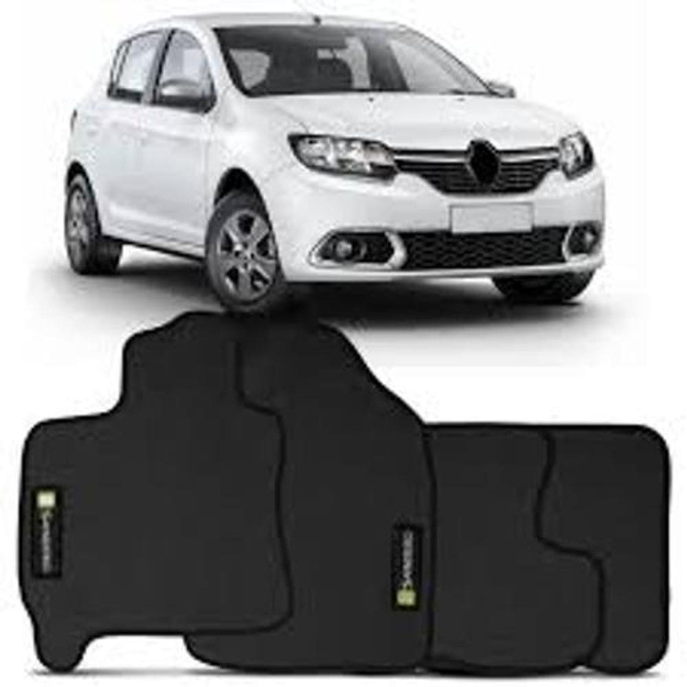 Tapete Sandero Borracha Pvc