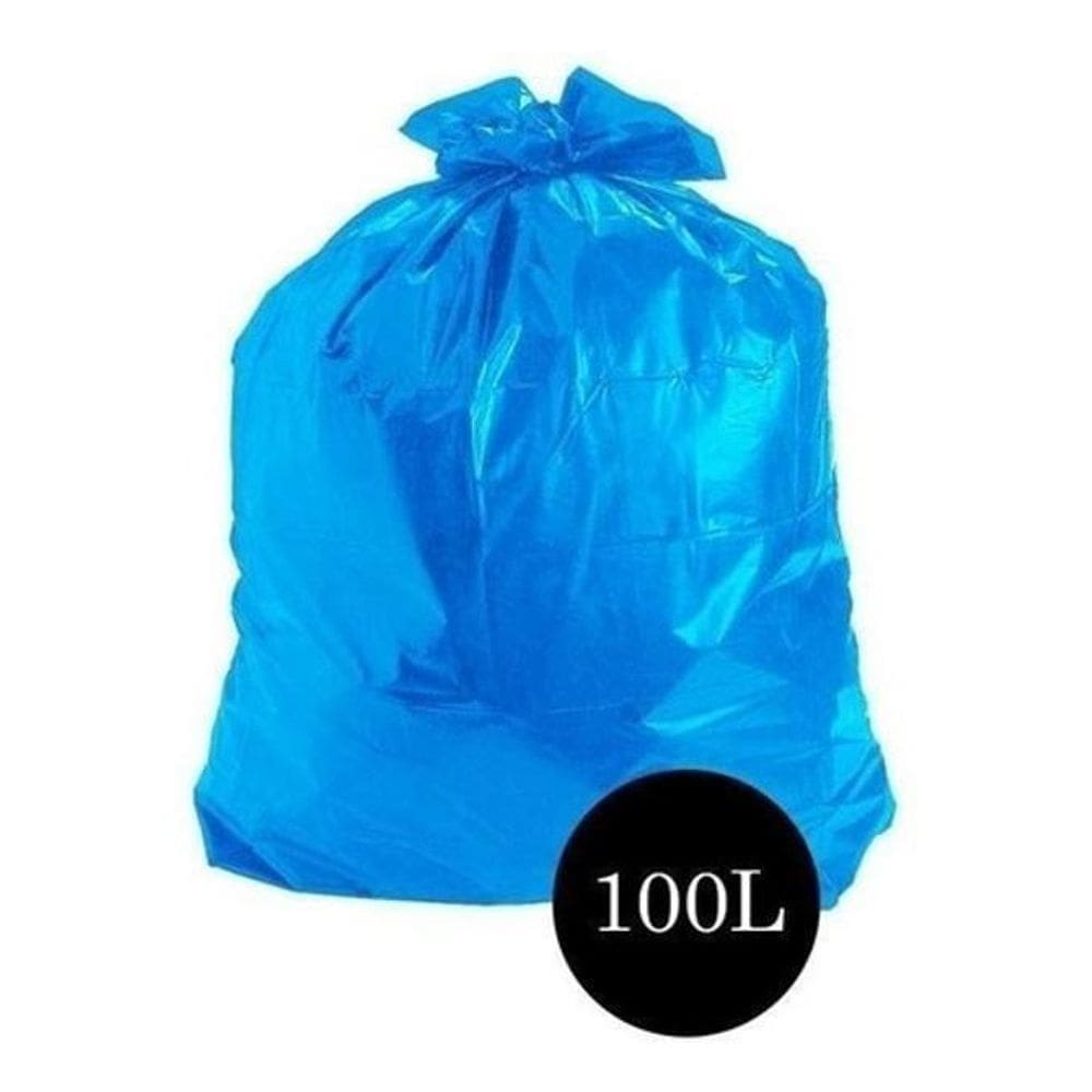 Saco De Lixo Comum Azul M4 100Lts Pct C/100 Un