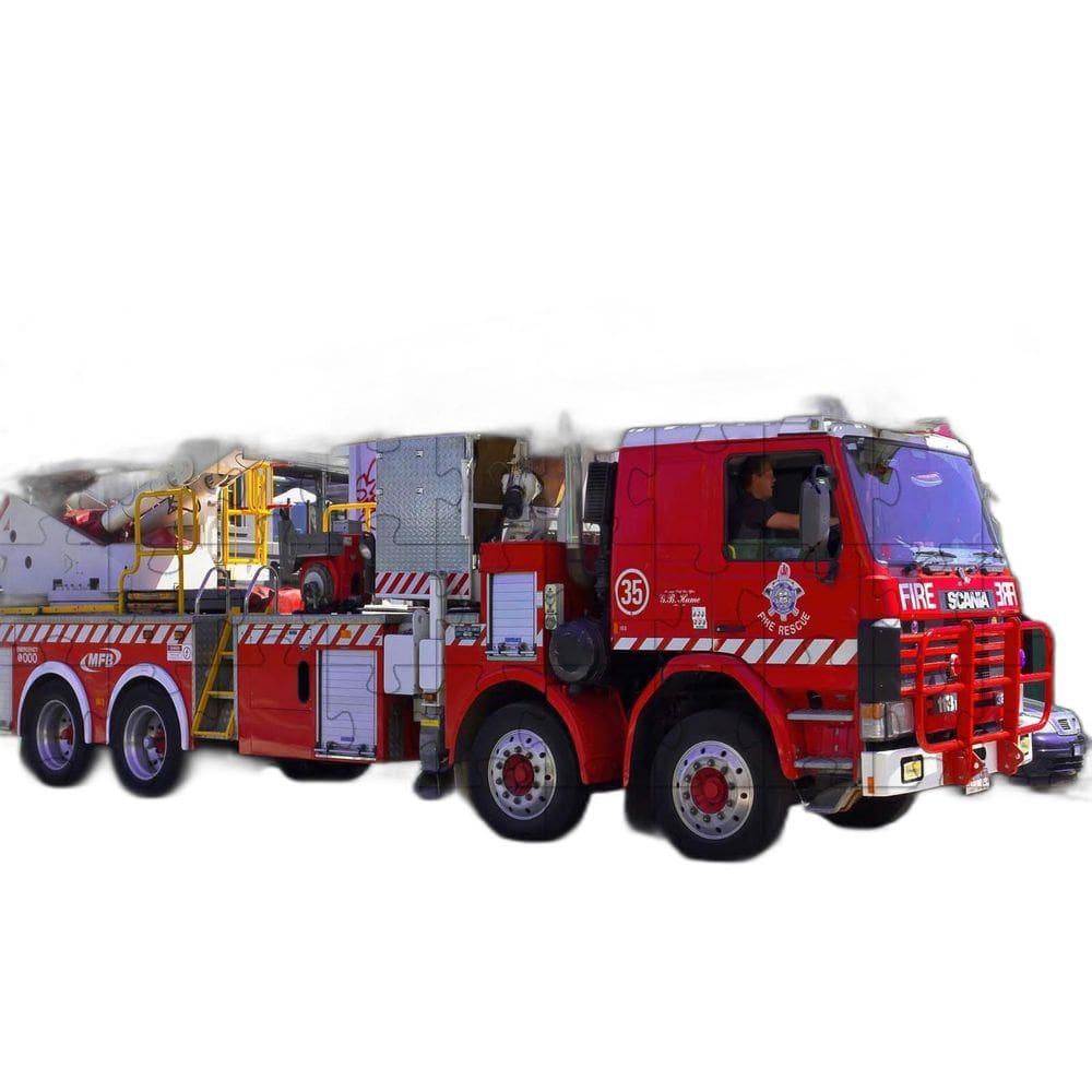 3 Quebra-Cabeças Carro Bombeiros Diversão Inclusiva 60 Peças
