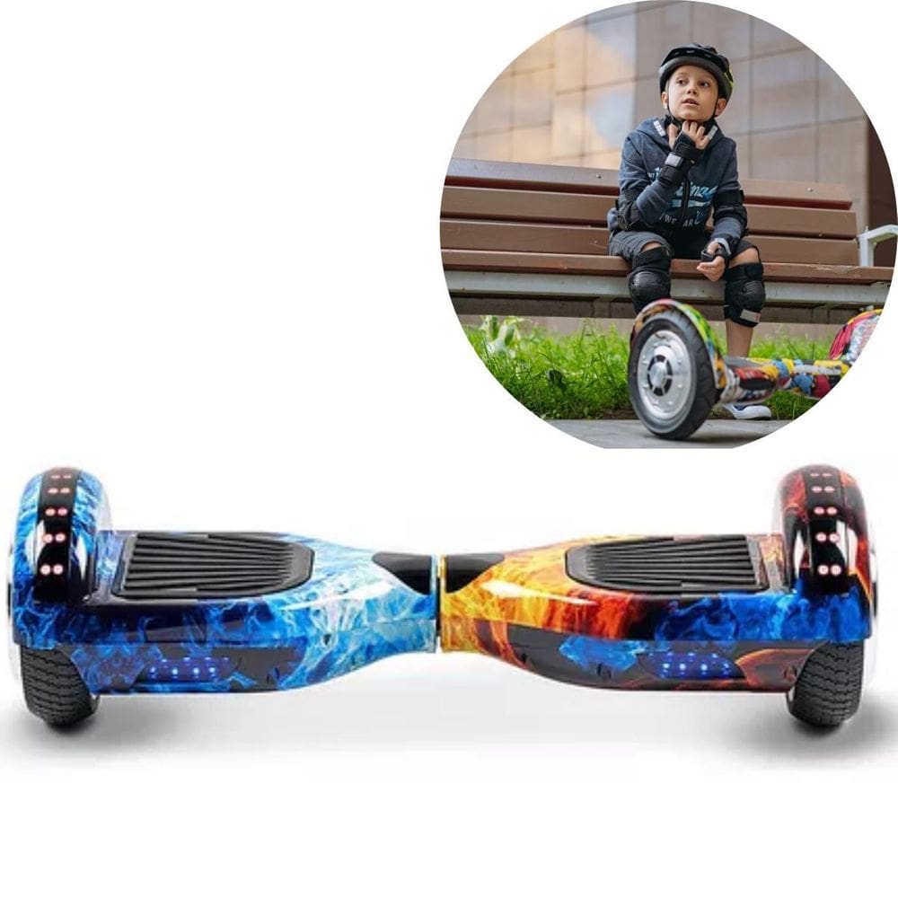 Skate Elétrico Hoverboard Estabilidade Automática Ideal