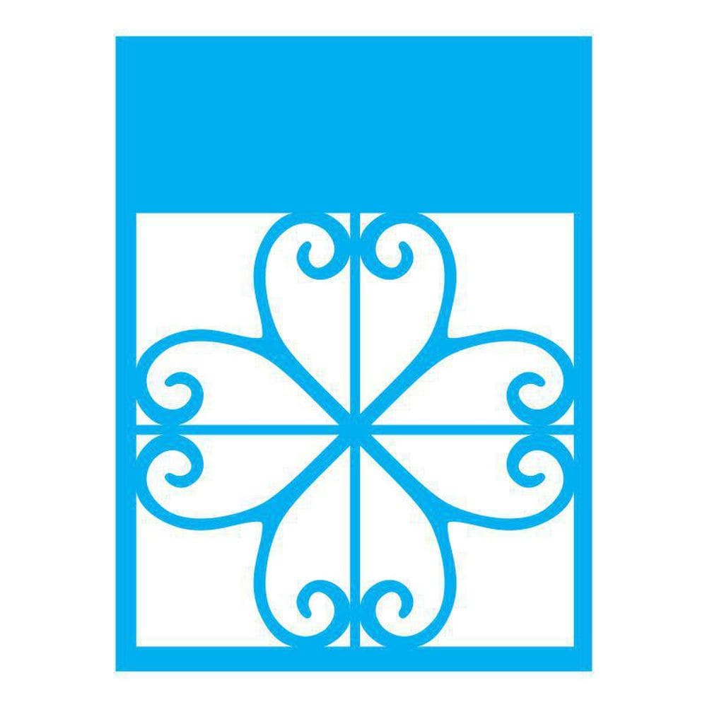 Stencil Tamako Arabesco Vitral - 15X20Cm - Ref 846