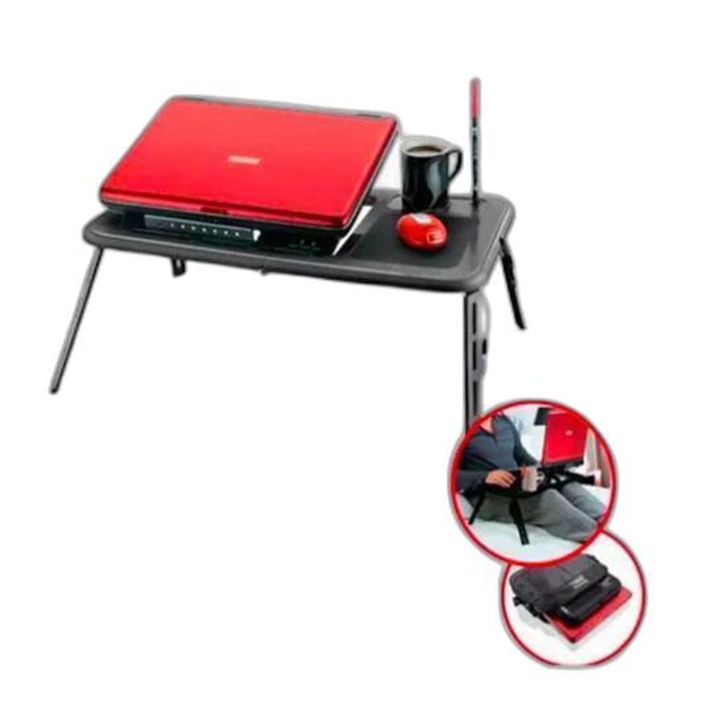 Mesa Suporte Notebook Ajustável Cooler E Mouse Pad