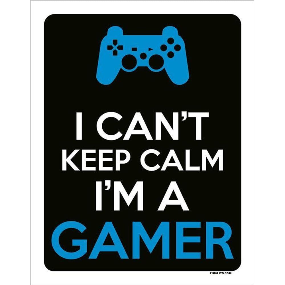 Placa Decorativa - I Can`T Keep Calm Gamer Ps 36X46