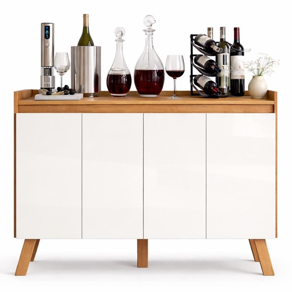 Buffet Aparador Atlas 4 Portas - PR Móveis