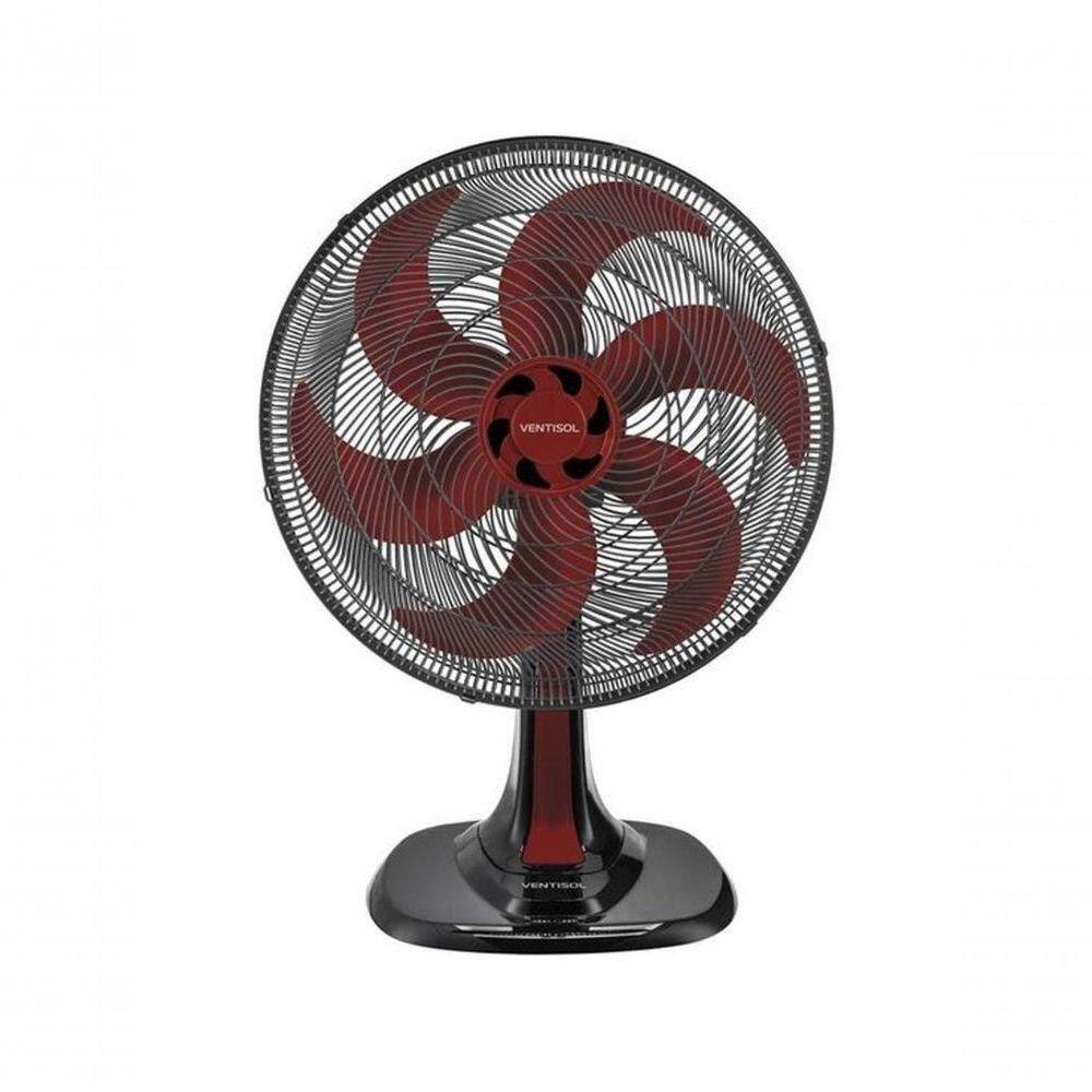 Ventisol Ventilador Mesa Turbo 6 40cm Vermelho 220v