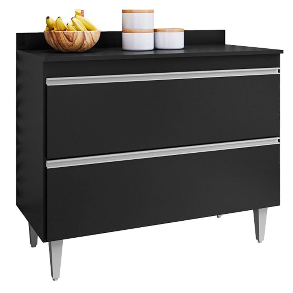 Balcão Multiuso para Cozinha com Tampo 2 Portas Diamante