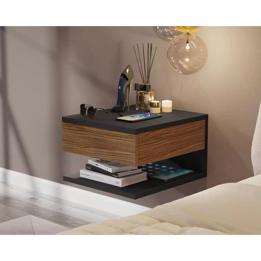 Kit 2 Mesas Cabeceira Suspensa Florida Plus Cores Comprar