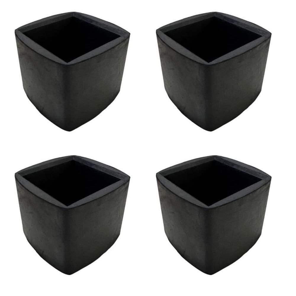 Kit 4 Borrachas Pés Telescópicos Palco Praticável 4 Unidades