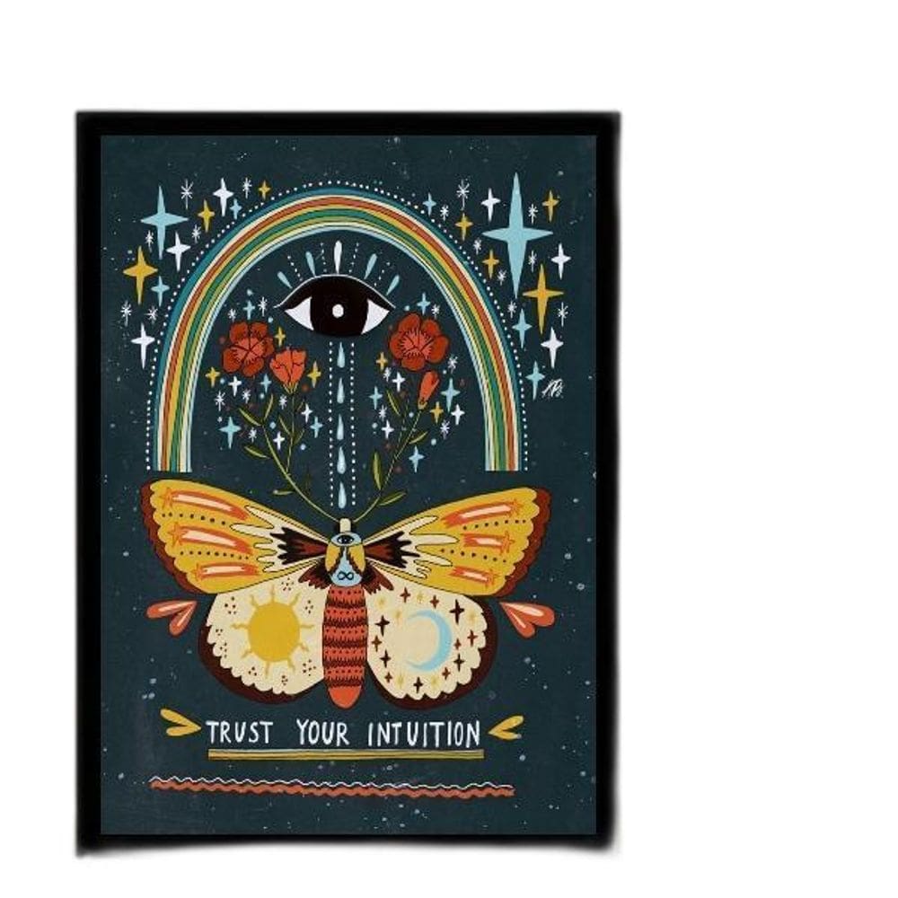 Quadro Trust Your Intuition 24X18Cm - Com Vidro