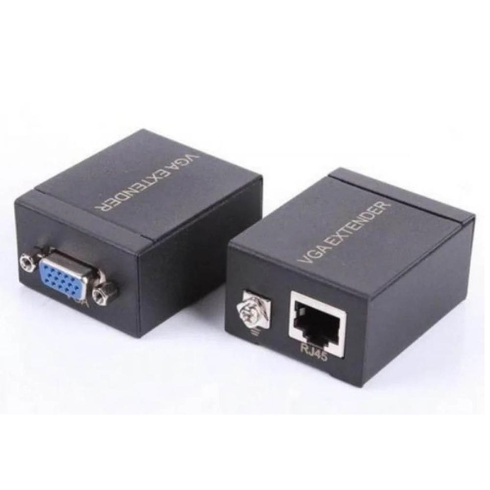 Adaptador Extensor Vga Para Lan Cat5 Cat6 Rj45 Rede 60M