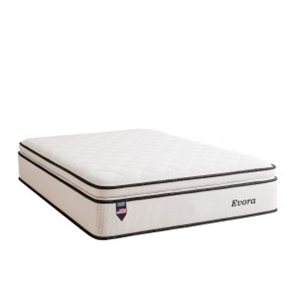 Colchão Casal Evoflex Evora Com Molas Ensacadas, Firmeza Média, Espuma D28, Suporta Até 130kg por Pessoa