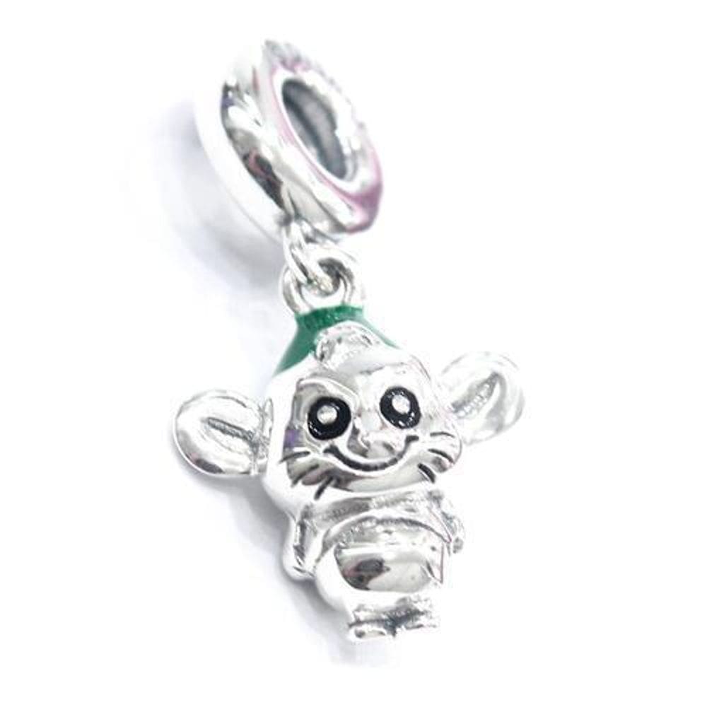 Berloque Pingente Ratinho Cinderela