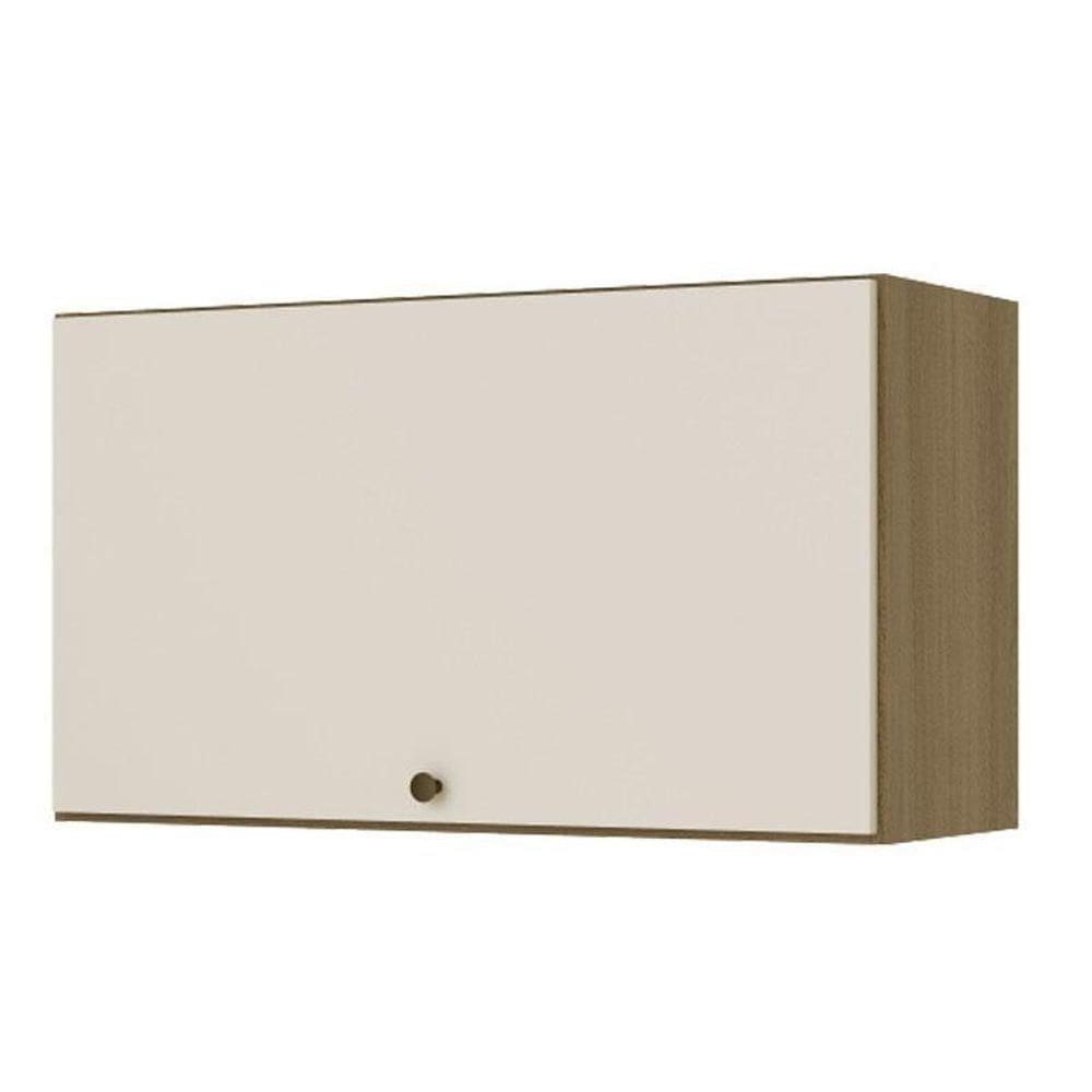 Armário Aéreo 80 Cm 1 Porta Basculante Magnólia Naturalle Off White - Thb