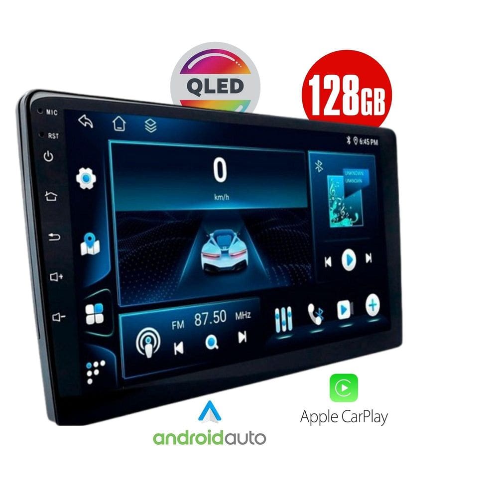 Central Smart Mídia Slim 9 128Gb Espelhamento S Fio Carplay