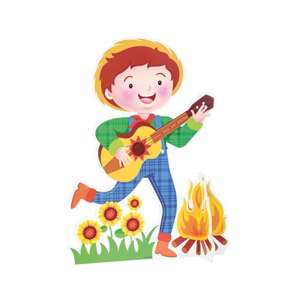 Decoração De Festa Junina Totem Caipira 49.5X24 Cm