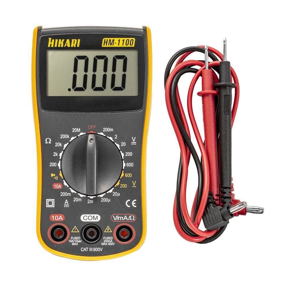 Multímetro Digital Catiii 600v Hikari Hm-1100 21n138