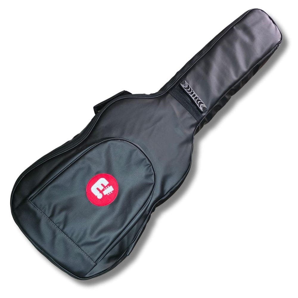 Bag Guitarra Semi Case Formato Couro Eco Preto Music New