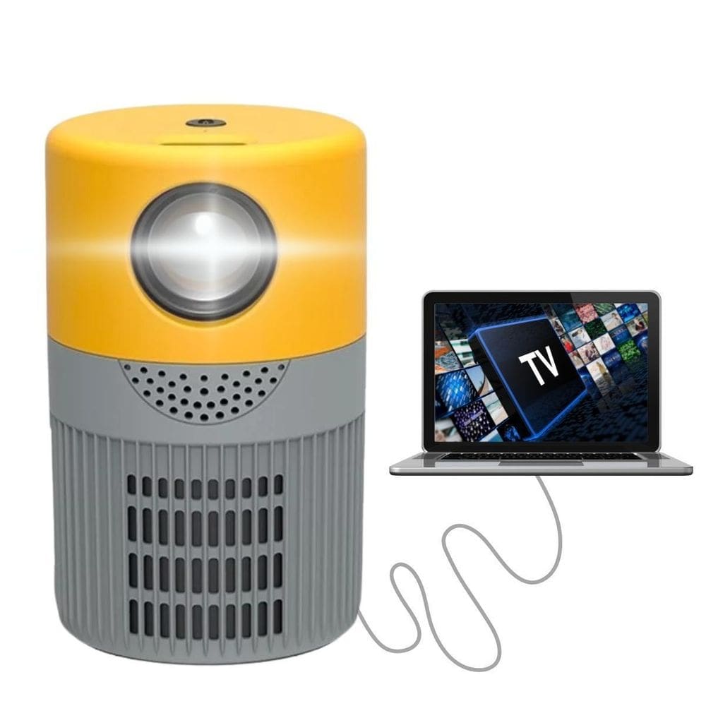 Mini Projetor Portátil Espelhamento Via Celular Android Ios