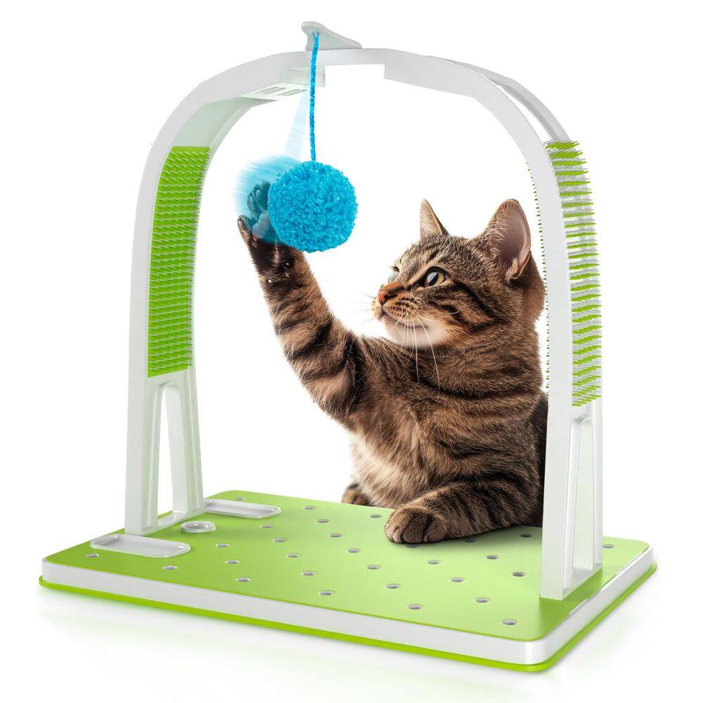 Arco de Autoaseo para Gatos PUREVACY de 31.75 cm de Alto para Gatos de Interior