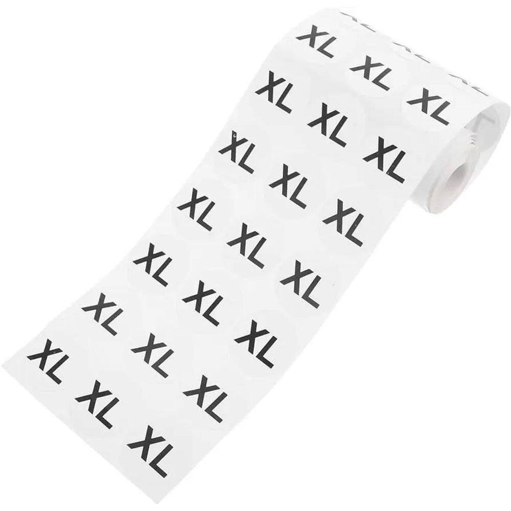 Etiqueta Adesiva Tamanho Xl 1,3 Cm Rolo C/1000 Identificação