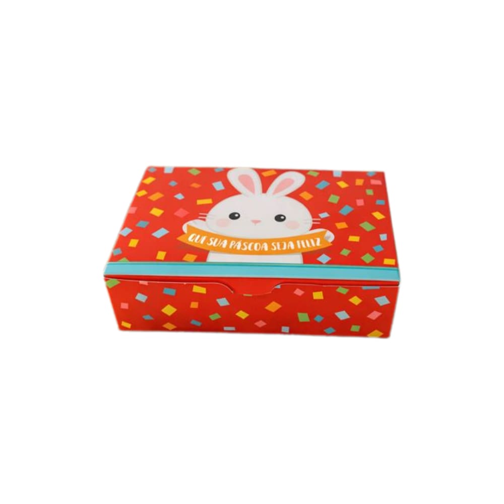 Caixa 6 Doces Doçura Páscoa 8x3,5x12cm Cromus c/10 un