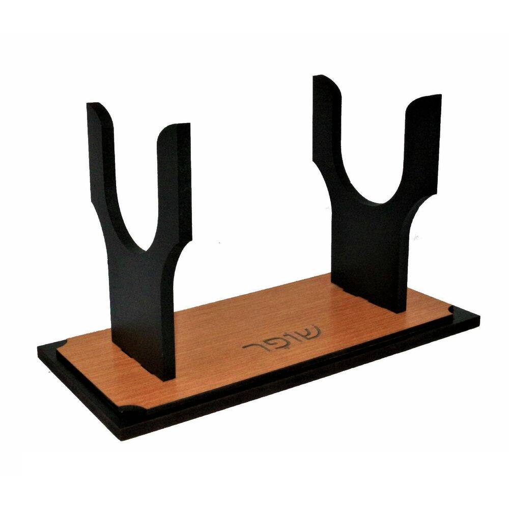 Suporte Artesanal Para Shofar De Chifre De Carneiro Grande