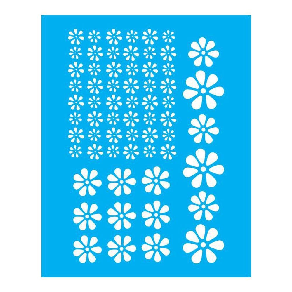 Stencil Tamako Flores - 20X25Cm - Ref B132