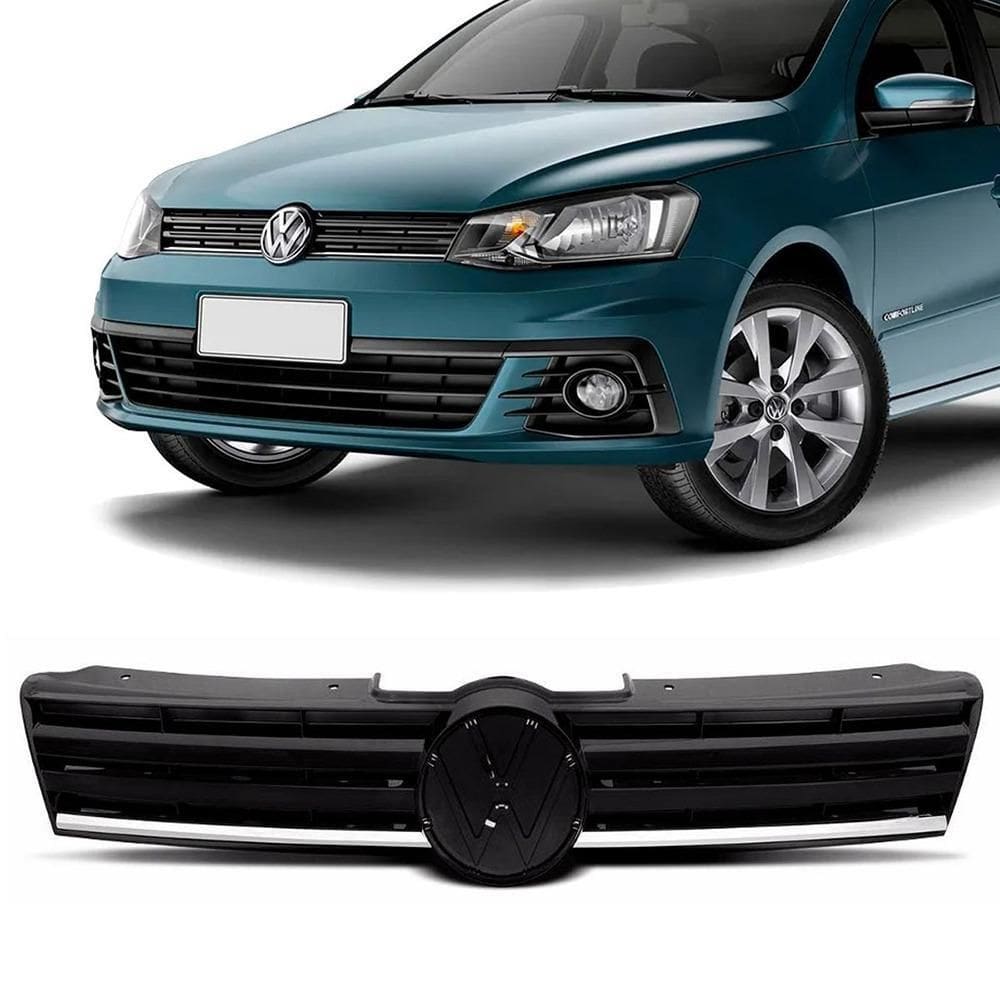 Grade Dianteira Vw Gol/Voyage G7 2016/2018 C/Friso Cromado