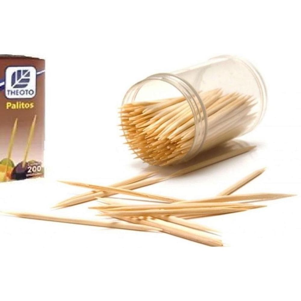4000 Palitos De Dente Com Paliteiro De Papelão  1Pct C/20