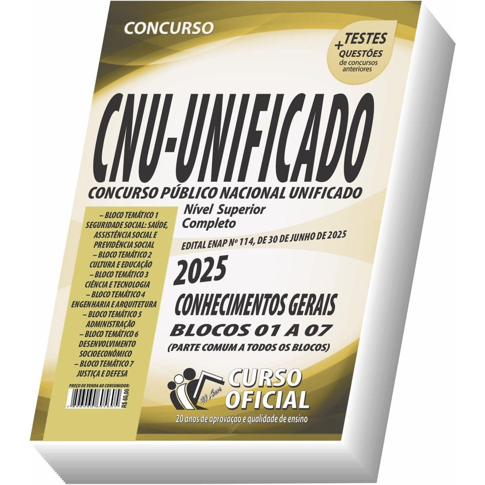 Apostila Cnu Bloco 1 A 7 Nível Superior Parte Comum