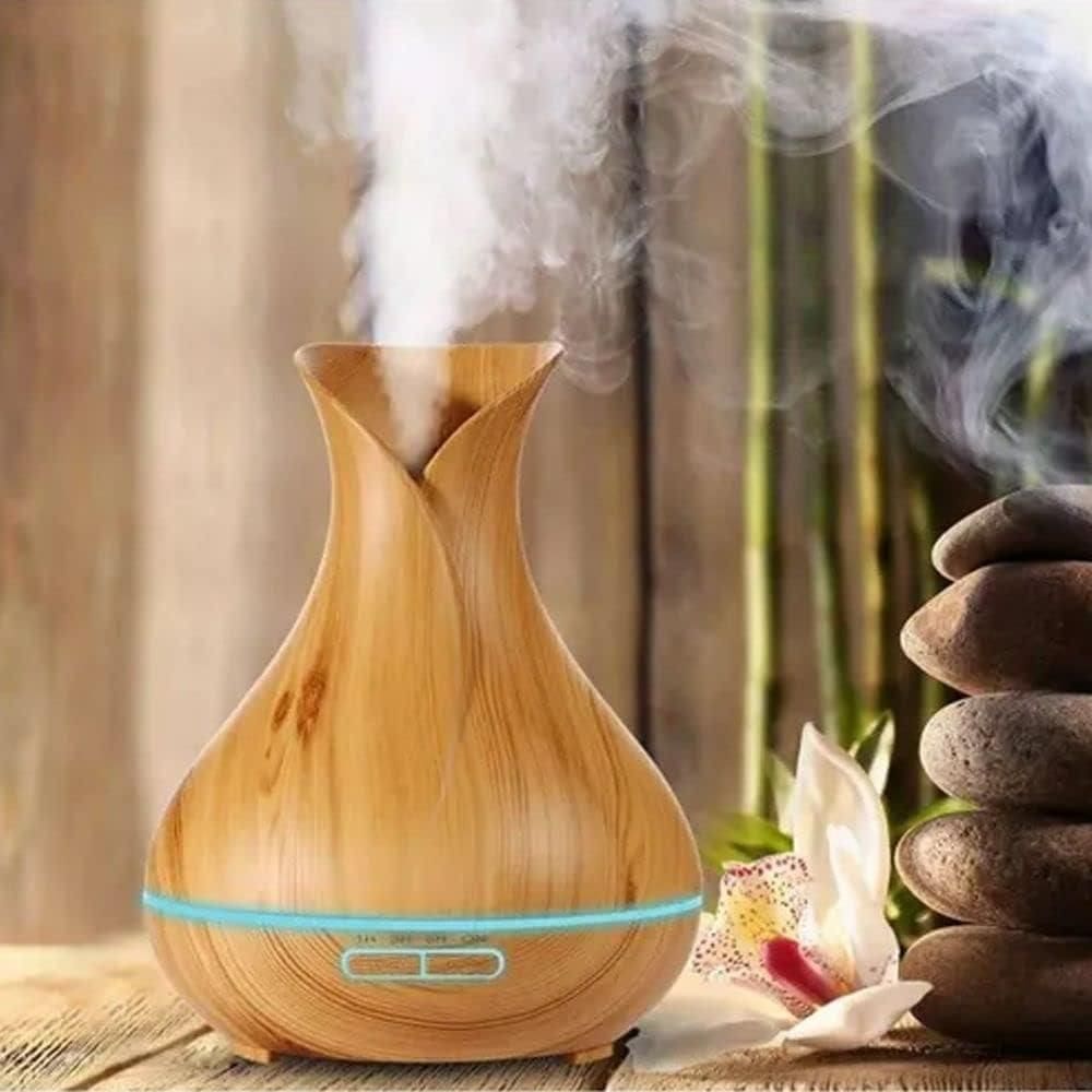 Super Difusor Aromas Pétala Ultrassônico 12 Horas Aroma Led